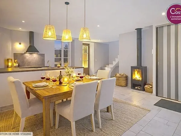 1H 10 DE ROISSY CHARLES DE GAULLE, 3 CHAMBRES, JARDIN...