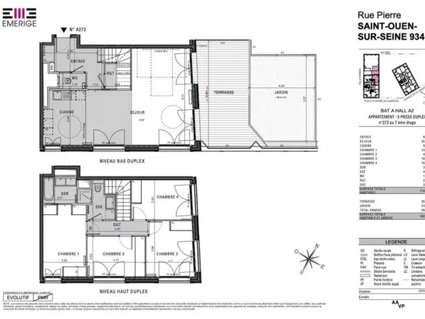 Appartement 5 pièces 113 m²
