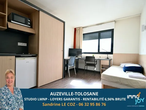 STUDIO LMNP RENTABILITÉ 6,56% LOYERS GARANTIS