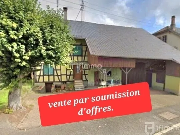 Stéphane LF immo. Maison alsacienne 6 pièces à pfetterhouse 6848