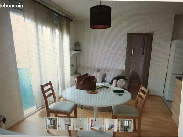Appartement 3 pièces lumineux