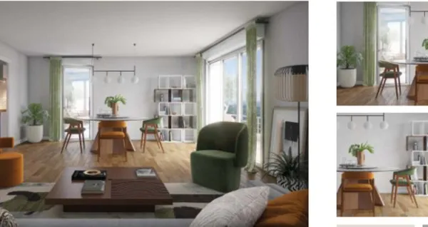 Appartement 3 pièces 58 m²