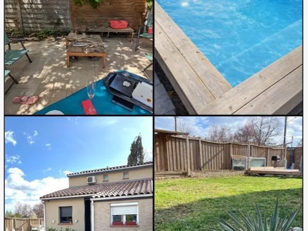 Maison 97m2 jardin piscine
