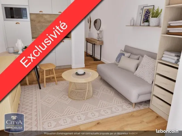 Appartement 1 pièce 24 m²