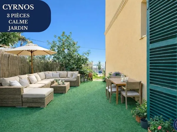 Appartement 3 pièces rénové et meublé - Terrasse & jardin - Montéga Righi / Pessicart