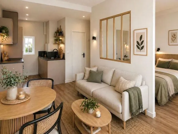 Studio rénové - 29,6 m² - Caluire-et-Cuire (secteur Bissardon, proche Croix-Rousse)