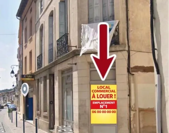 Location panneau publicitaire en centre ville
