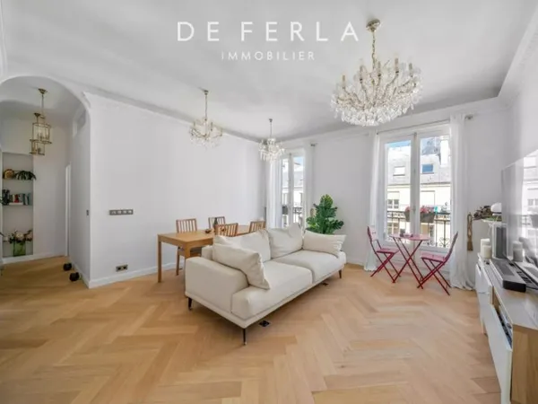 3 pièces d'exception au dernier étage avec balcon - Opéra Garnie