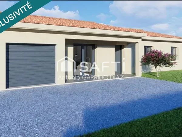 Maison T4 en construction à Saint Aignan