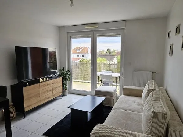 Appartement T2 Saint André les Vergers 42.5m² avec balcon de 10.70m² et deux places de parking