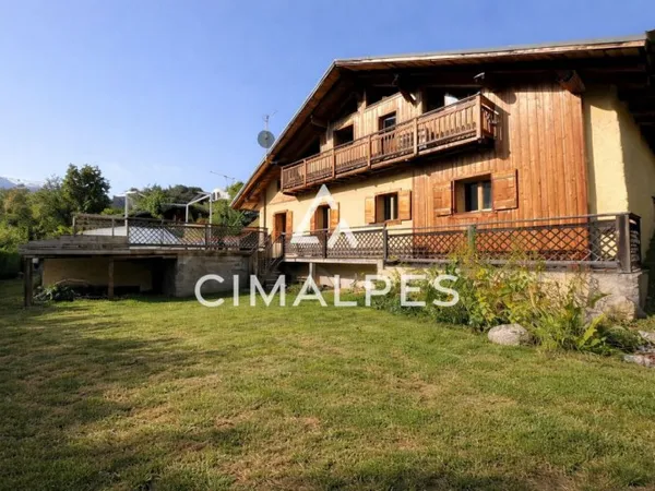 Ferme à rénover - Face au Mont-Blanc