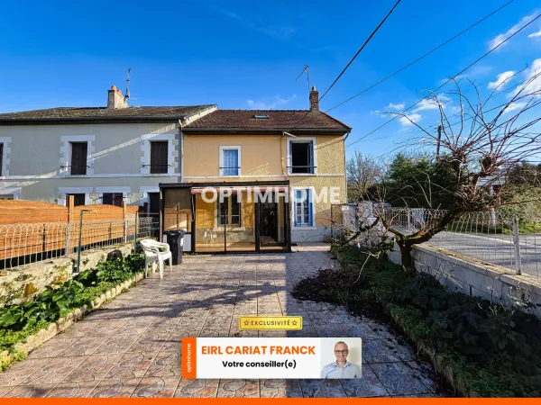MAISON EN PIERRE DE 95 M2 SUR ÉTAGE, L'ENSEMBLE SUR 245 M² DE TERRAIN CLOS AVEC UNE DÉPENDANCE