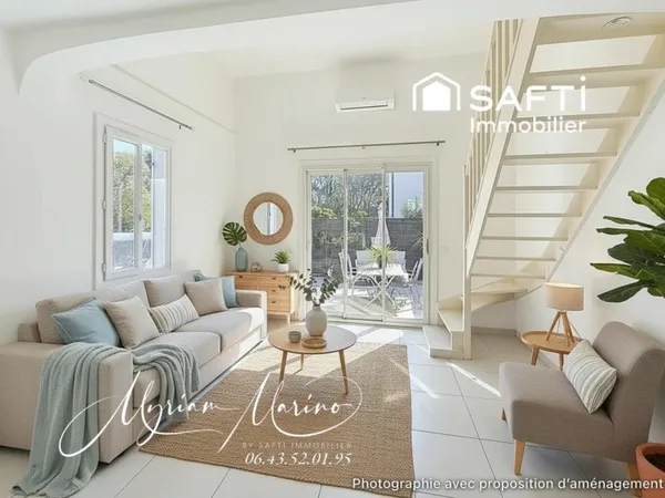 APPARTEMENT EN DUPLEX - TERRASSE ET JARDIN - SAINT AYGULF
