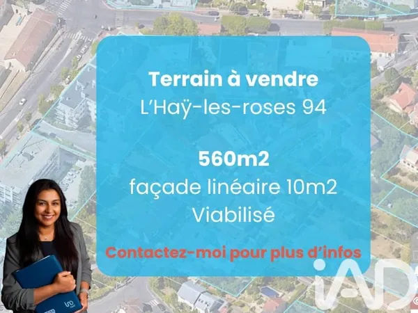 Terrain 560 m²