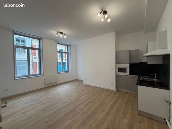 Grand T2 de 40m² avec garage proche du centre de Aire-sur-la-Lys