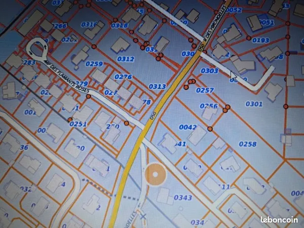 2 Terrains à bâtir environ 500m2 secteur calme
