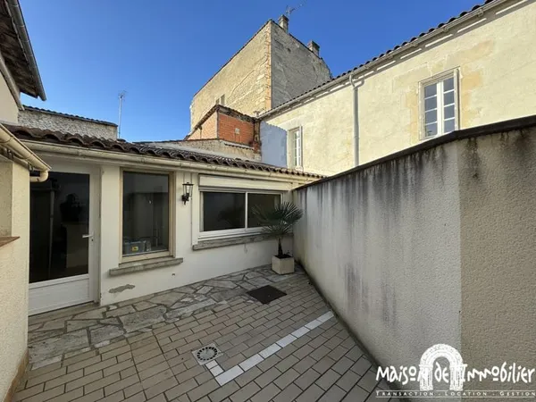 A louer à COGNAC - Maison de ville meublée - 2 pièces - 36m2