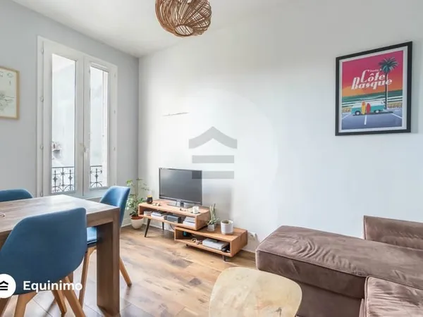 Appartement en duplex de 3 pièces 2 chambres 39,58m2 carrez,