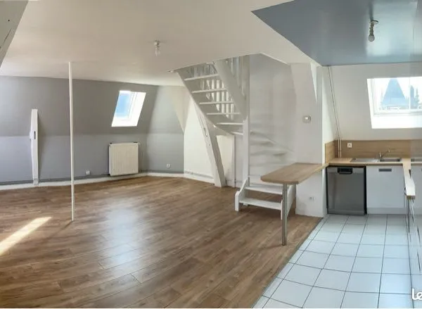 Duplex esprit loft, Rouen centre-ville