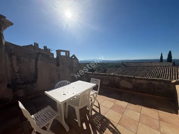 Au coeur de Vaugines ? 138 m² en pierre, terrasses plein sud et vue exceptionnelle
