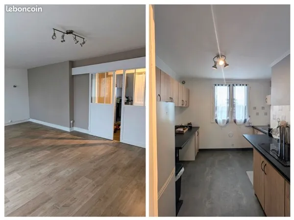 T3 63m2 Bron Eglise avec parking/écoles