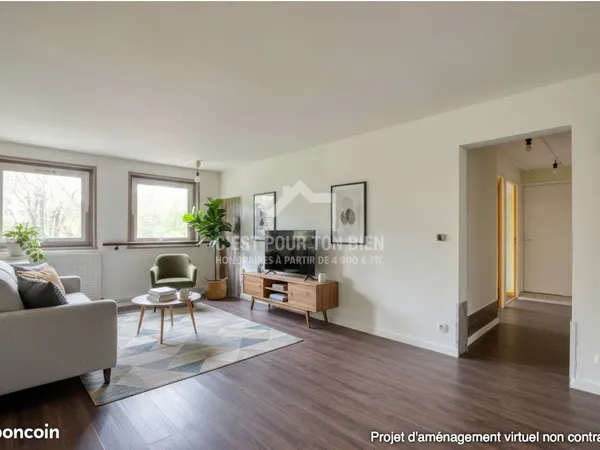 Appartement 3 pièces 62 m²