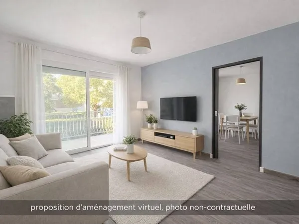 Appartement 2 pièces 35 m²