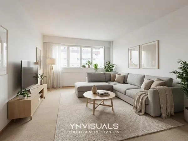 À vendre Grand 2 pièces de 67,97 m2 à rénover Quartier E