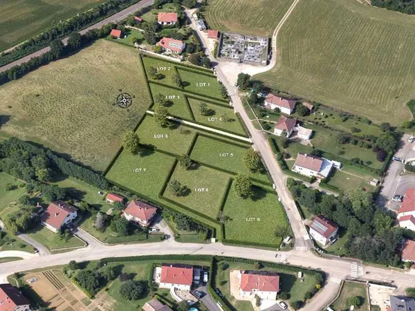 Terrain en lotissement 1024 m²