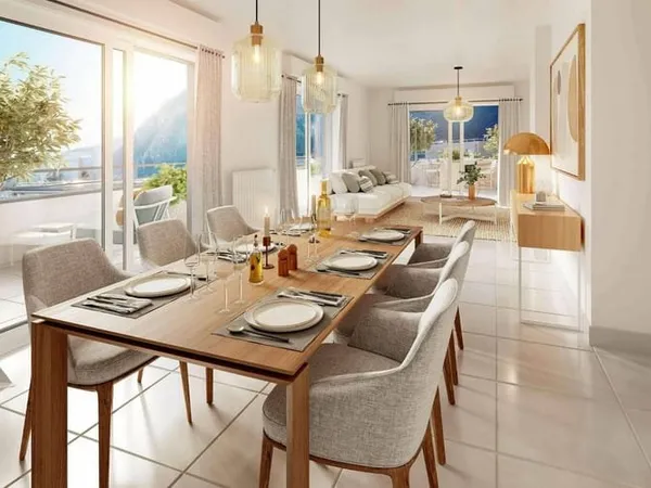 Sassenage au pied des montagnes proche de Grenoble