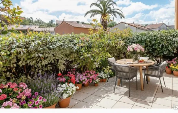 Grand studio 32m2 jardinet plages a pied