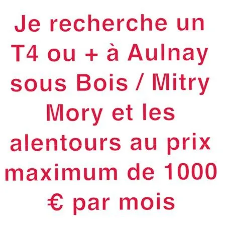 Appartement T4 ou +