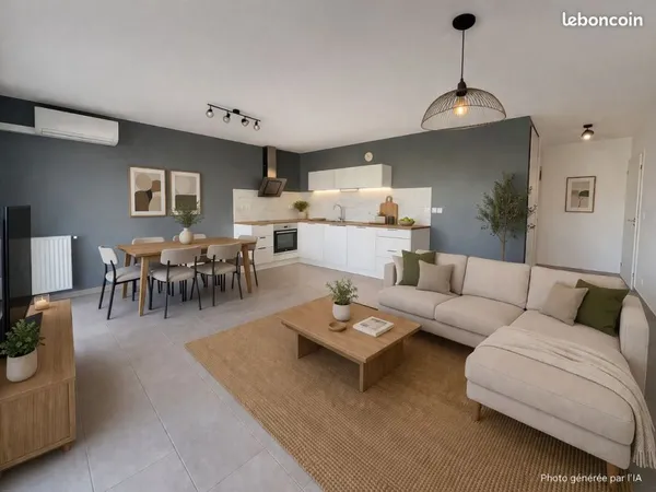 Appartement 3 pièces 65 m²