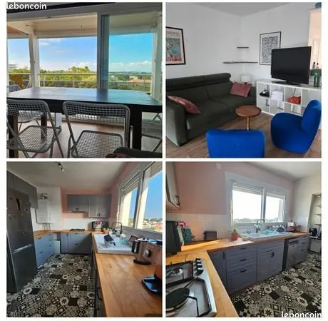 Colocation 3 chambres vue mer - 475 /mois par chambre