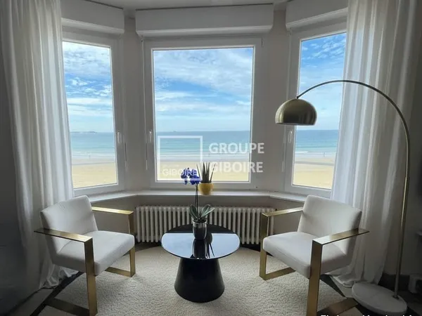A VENDRE APPARTEMENT VUE MER TYPE 4 SAINT MALO LE SILLON 92 M²