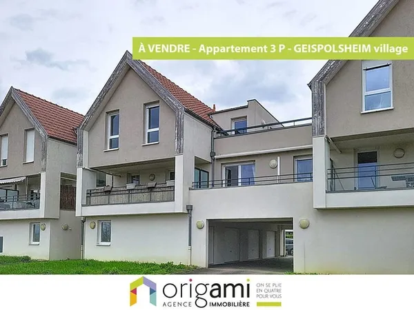 GEISPOLSHEIM VILLAGE - BEAU 3P AU BORD DES CHAMPS