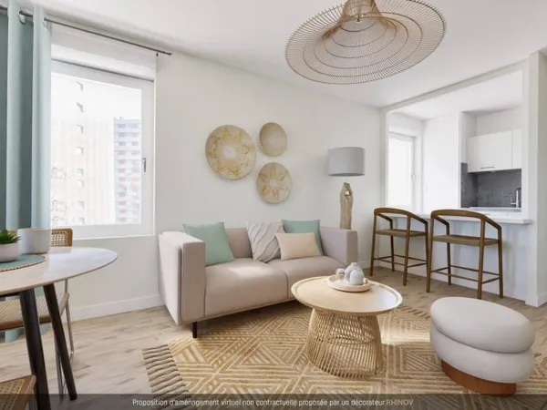 Appartement 2 pièces 34 m²