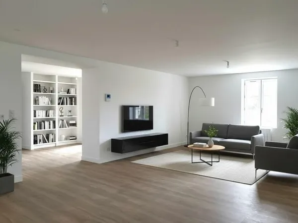 SPACIEUX - TOTALEMENT NEUF... AVEC 2 CHAMBRES - GARAGE - TERRASSE