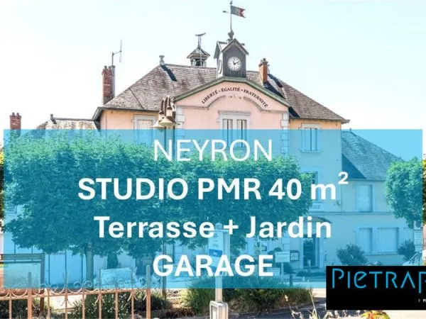 STUDIO 40 m² avec jardin privatif 20 m² et terrasse 7,5 m² -