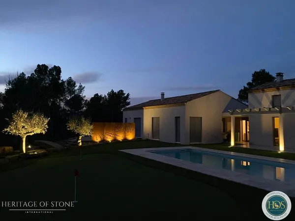 Villa contemporaine vue panoramique Sainte-Victoire