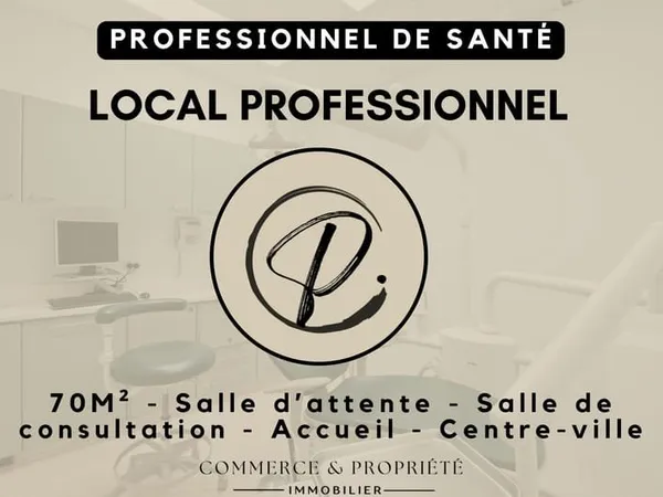 À VENDRE LOCAL PROFESSIONNEL À SAINT-ERBLON