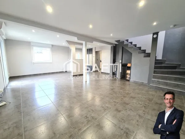Maison familiale de 107 m² habitables avec jardin et garage