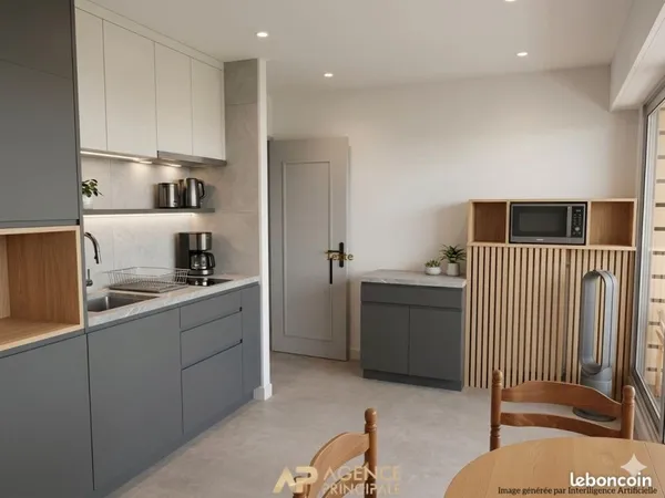 Appartement 1 pièce 27 m²