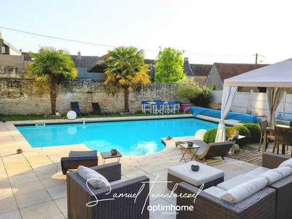 Maison de caractère en pierre avec piscine - 160 m² - ERNES (14270)