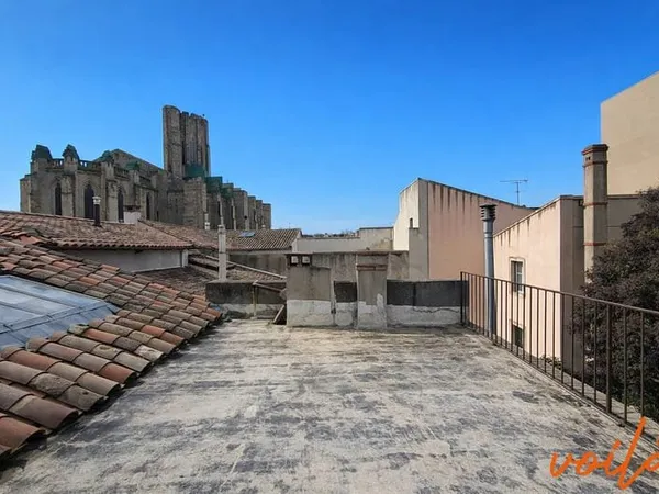 REF - MODERNE1 - CARCASSONNE- Appartement T3 - 70m² habitables - entièrement rénové - Terrasse 29m²