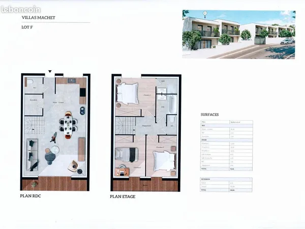 Maison de ville 4 pièces 92 m²