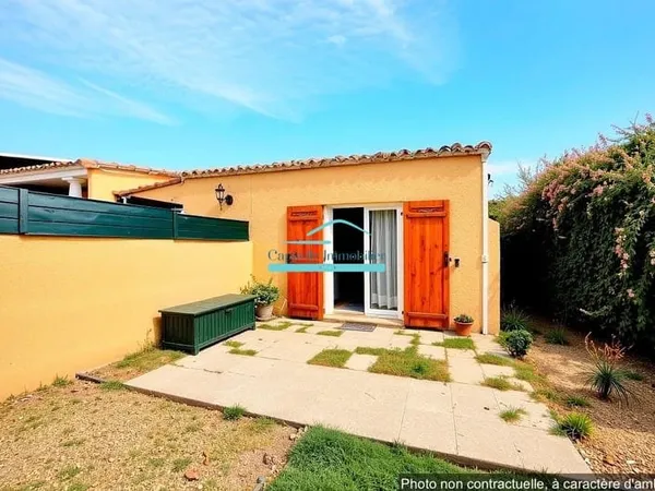 Vic la Gardiole Villa T3 avec jardin et parking