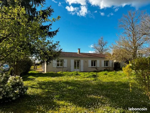 Pavillon PP + jardin+3 chambres