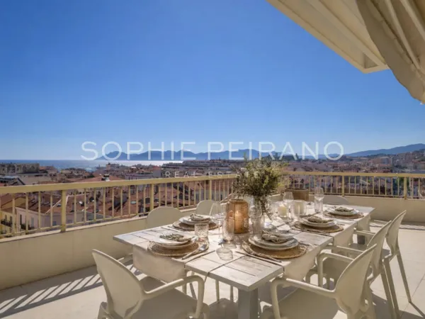 CANNES BANANE - PENTHOUSE VUE MER PANORAMIQUE