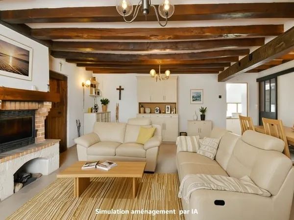 Dpt Indre (36), à vendre proche de LA CHATRE maison 5 pièces